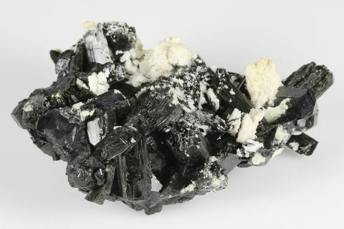 Black Tourmaline (Schorl) Crystals with Orthoclase - Namibia #177533